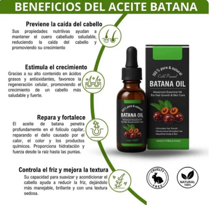 Aceite De Batana “Elixir orgánico para un cabello más grueso y saludable”